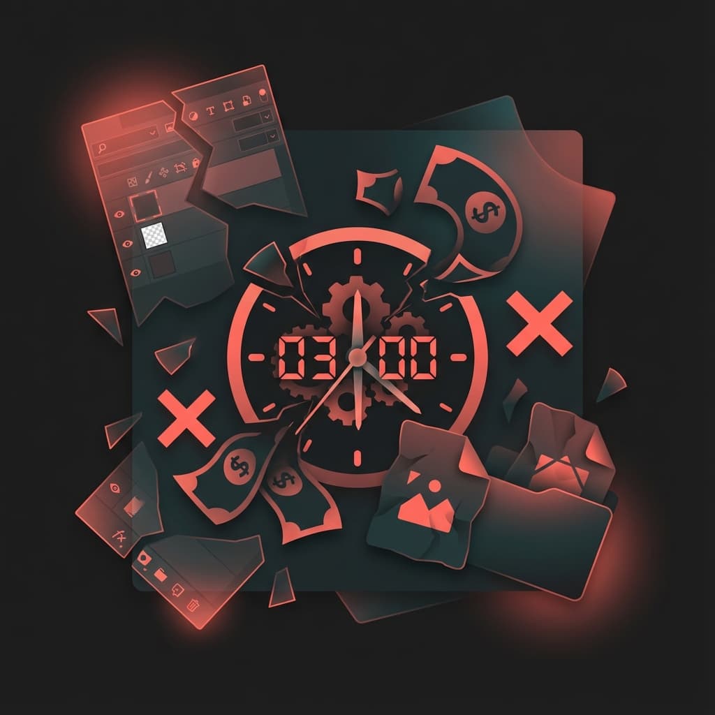 The Problem - Chaos of traditional workflow